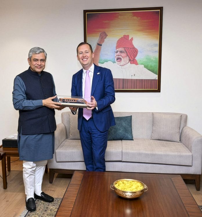 Ashwini Vaishnaw meets Sergio Gor