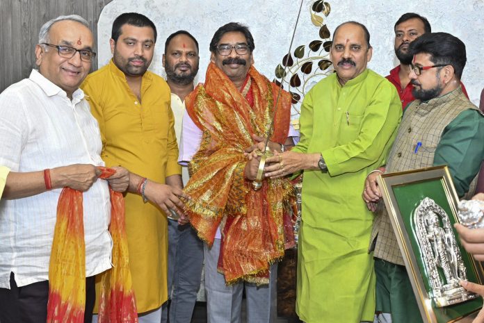 J'khand CM gets invitation for Ram Navami celebration in Ranchi