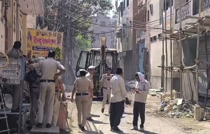 MCD demolishes 'illegal portions' of accused's house linked to Uttam Nagar Holi clash death