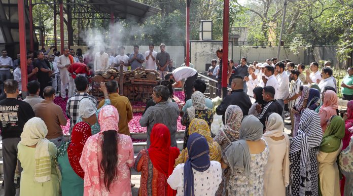 Harish Rana's last rites