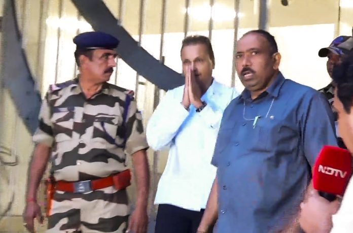 Anil Ambani leaves CBI headquarters after questioning