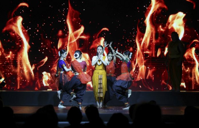 Performance of dance drama based on Ramayana in China