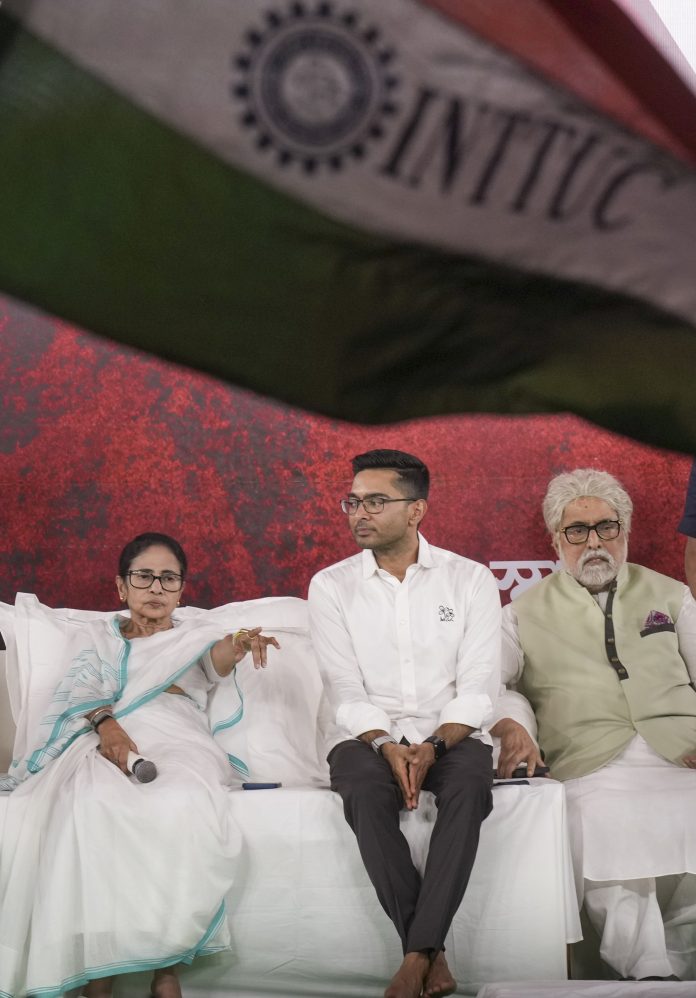 Mamata begins sit-in against voter roll deletions