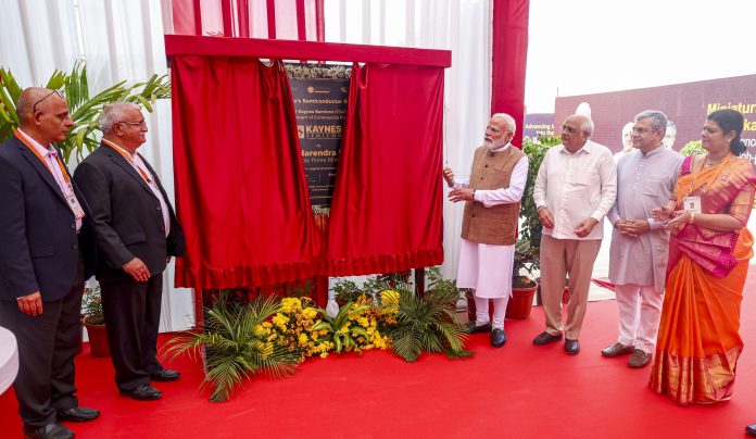 PM Modi inaugurates Kaynes Semicon