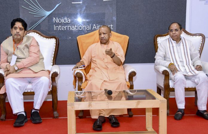 CM Yogi inspects Noida International Airport