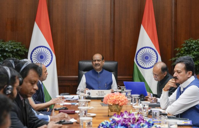 Om Birla meets SL's Parliamentary Oversight Committee