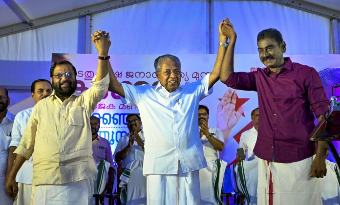 Kerala polls: CM Vijayan campaigns in Trivandrum