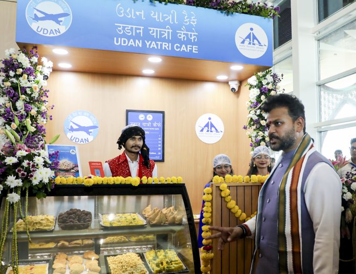 UDAN Yatri Cafe inaugurated at Rajkot airport