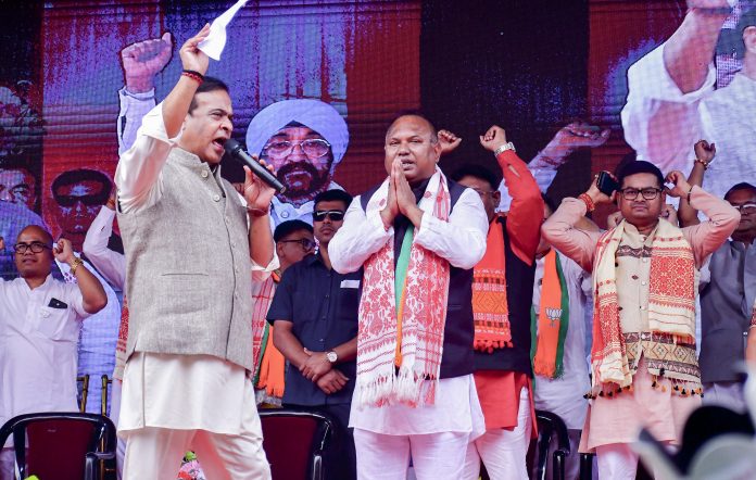 Assam polls: CM Sarma campaigns in Nagaon