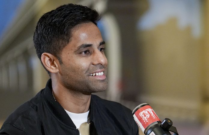 Suryakumar Yadav speaks with PTI