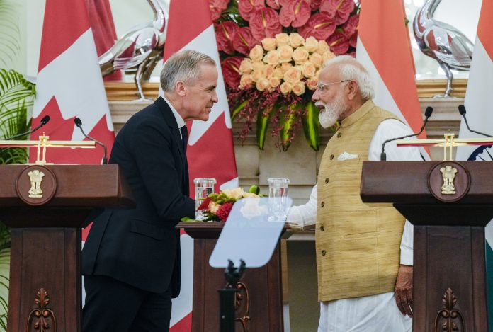 PM Modi with PM Carney