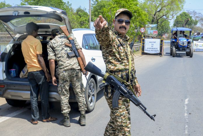 WB Polls: Security beefed up in Ranchi-Bengal border