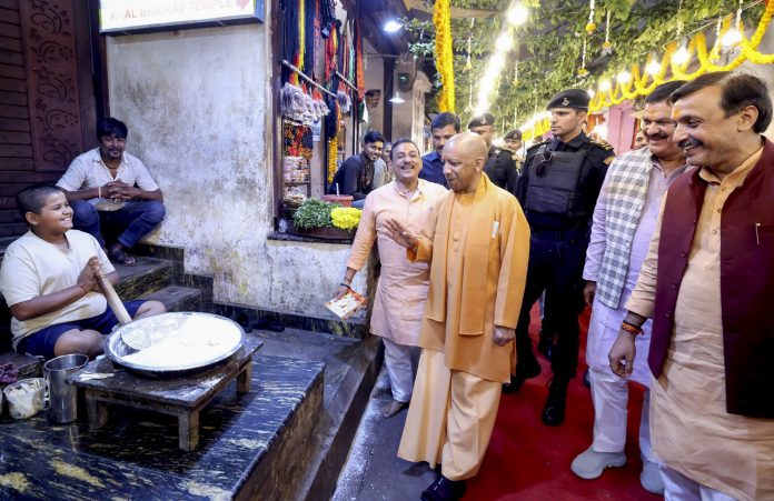 UP CM Yogi in Varanasi