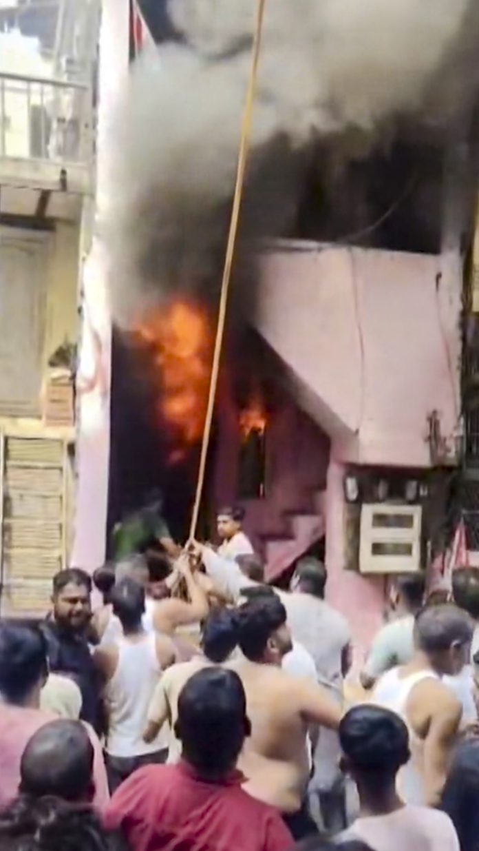 Surat: Fire kills five as blaze engulfs house