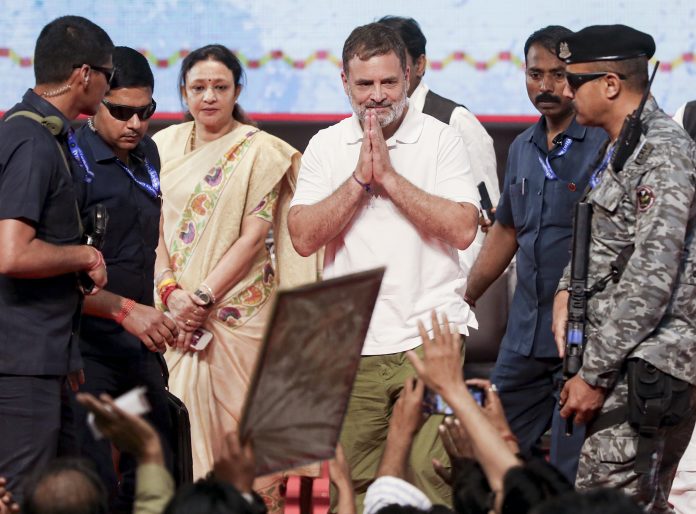 Rahul Gandhi in Lucknow