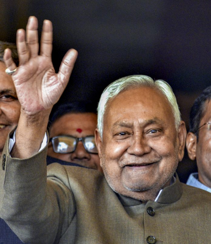 Nitish Kumar announces Rajya Sabha foray