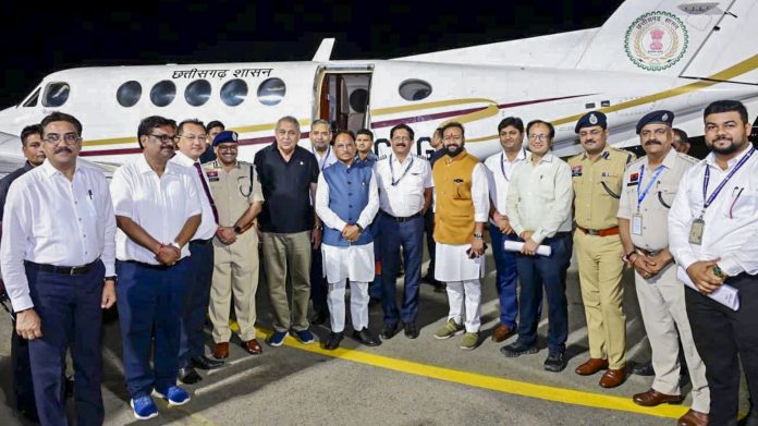 Vishnu Deo Sai in Bilaspur