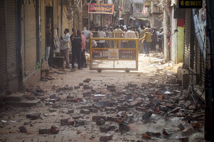 Demolition drive at Varanasi's Dal Mandi area