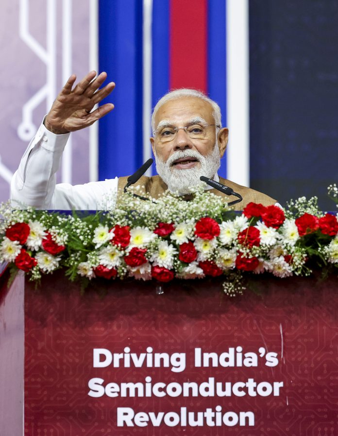 PM Modi inaugurates Kaynes Semicon