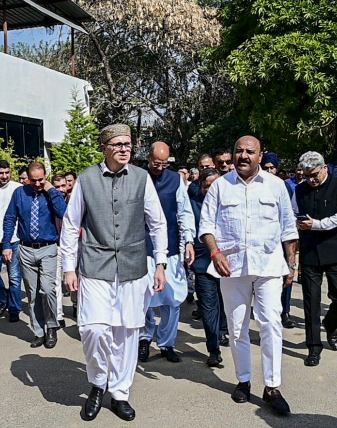 CM Omar inaugurates block at the Civil Secretariat