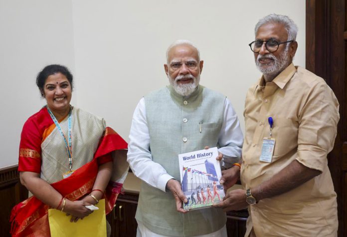 PM Modi meets Daggubati Purandeswari, Daggubati Venkateswara Rao