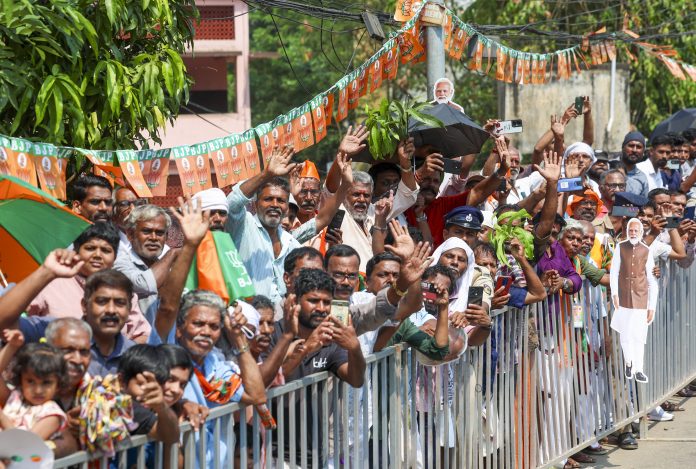 Kerala polls: PM Modi campaigns in Palakkad