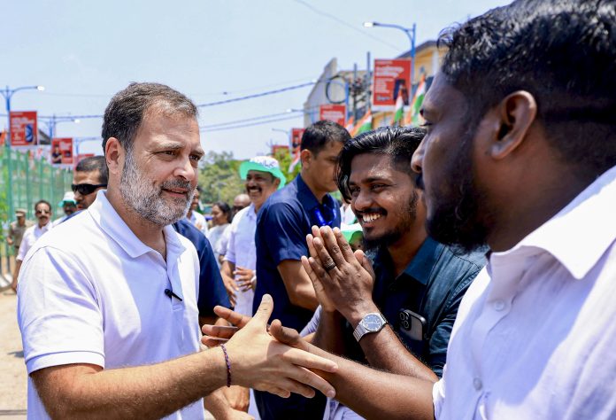 Kerala polls: LoP Rahul Gandhi campaigns in Adoor