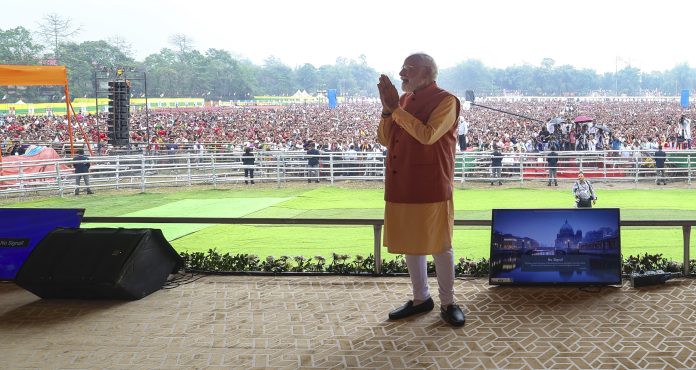 Assam polls: PM Modi campaigns