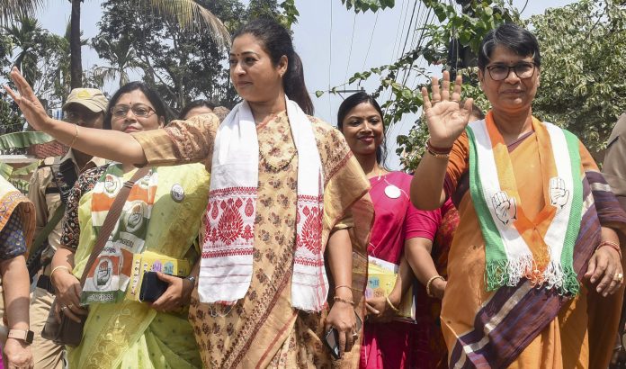 Assam polls: Alka Lamba campaigns in Guwahati