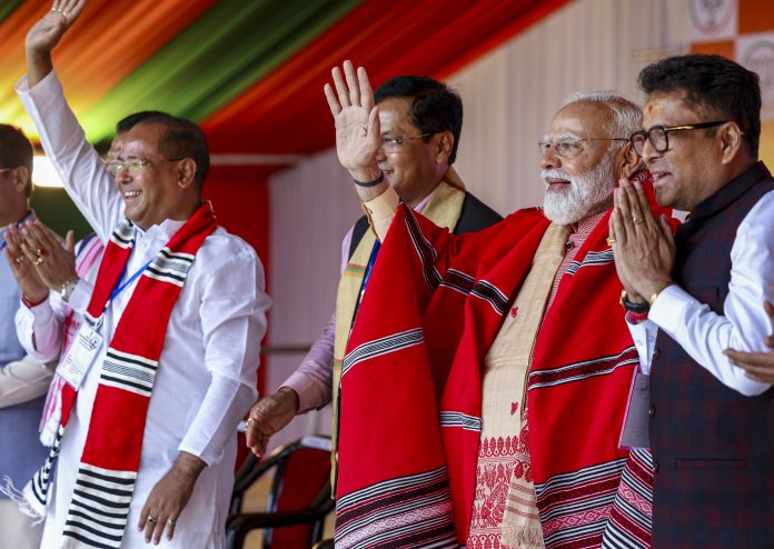 Assam polls: PM Modi campaigns