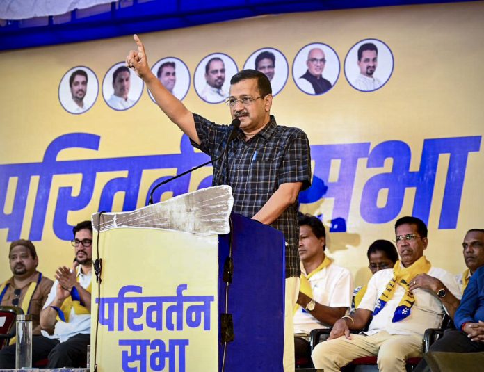 Arvind Kejriwal in Goa