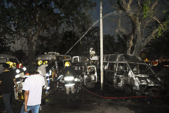 Fire incident in Patna