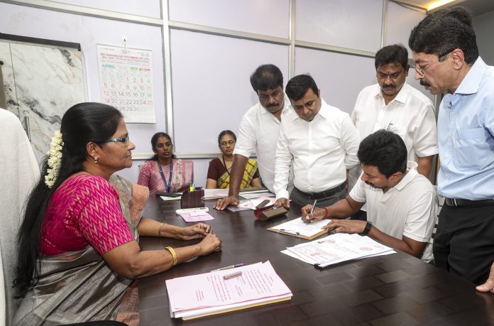 TN polls: Udhayanidhi files nomination from Chepauk-Thiruvallikeni