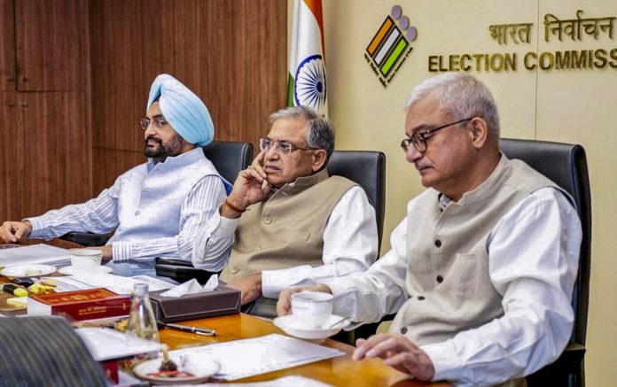 CEC Gyanesh Kumar chairs a meeting ahead of polls